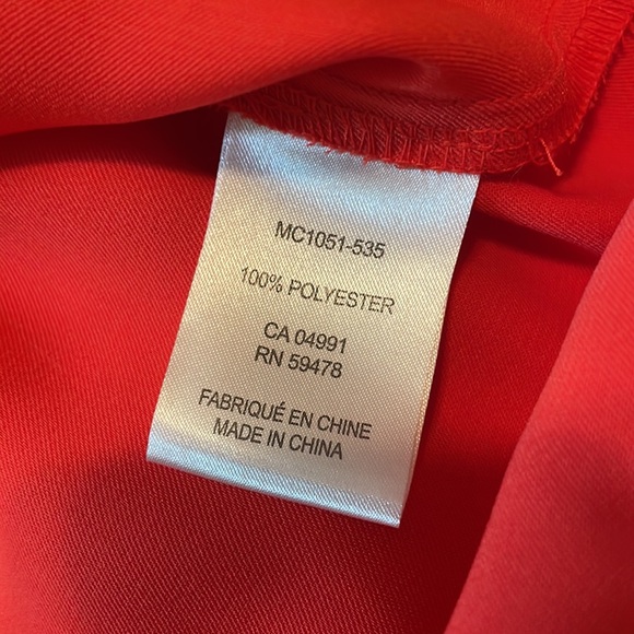 Orange summer party dress - Picture 6 of 6